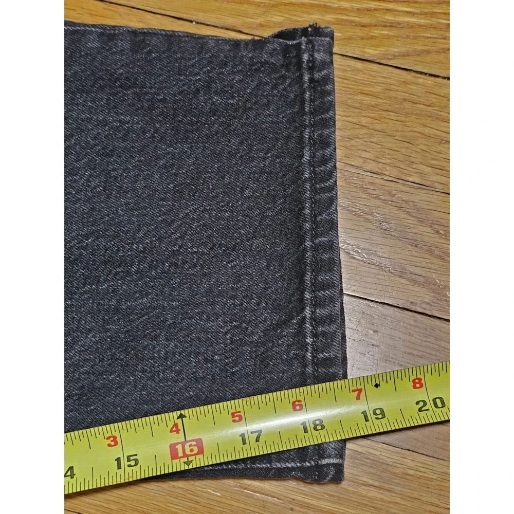 Levis Premium Wedgie Capri Jeans Womens Sz 29 Black High Rise Stretch Denim NWT